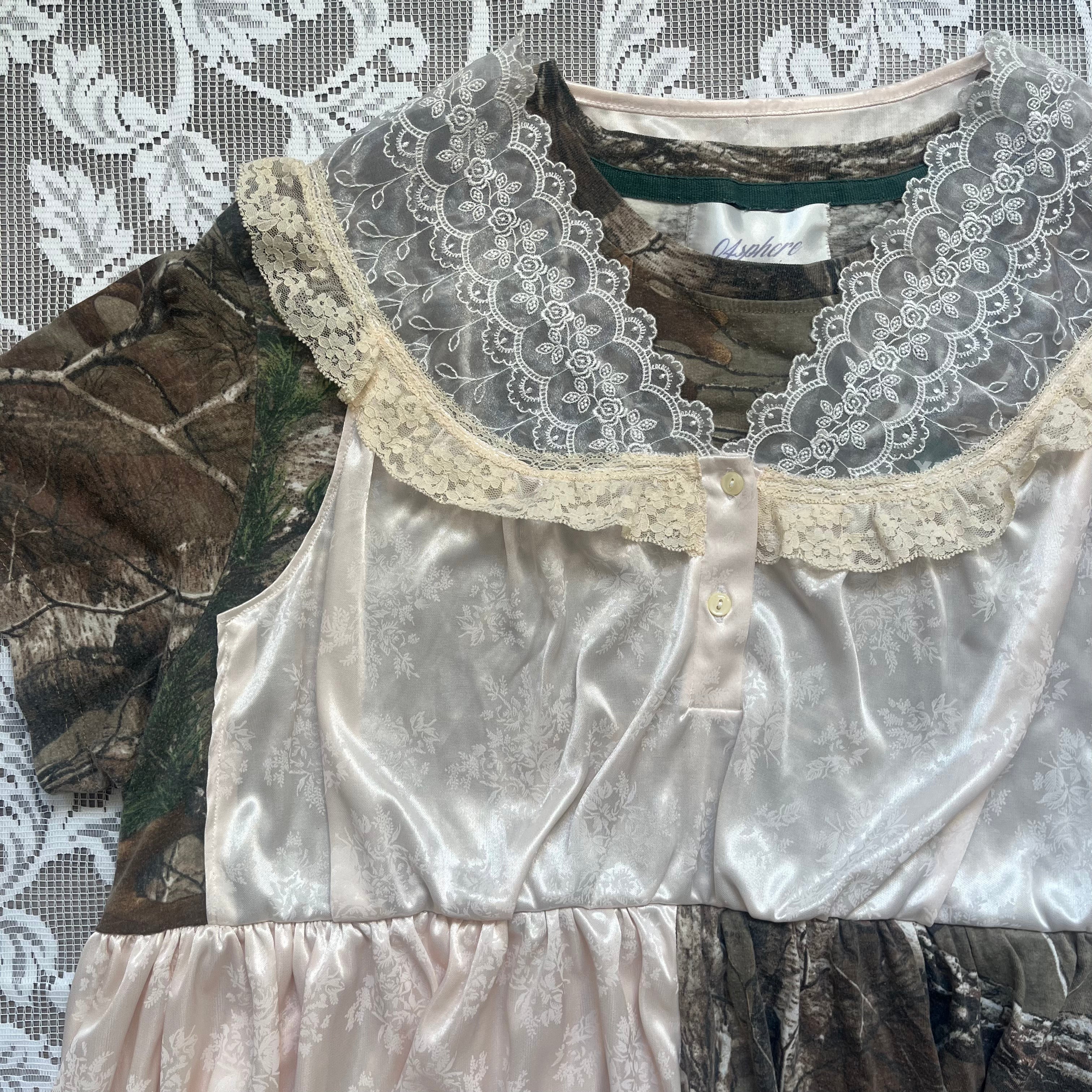 Vintage Real Tree Peplum Tee