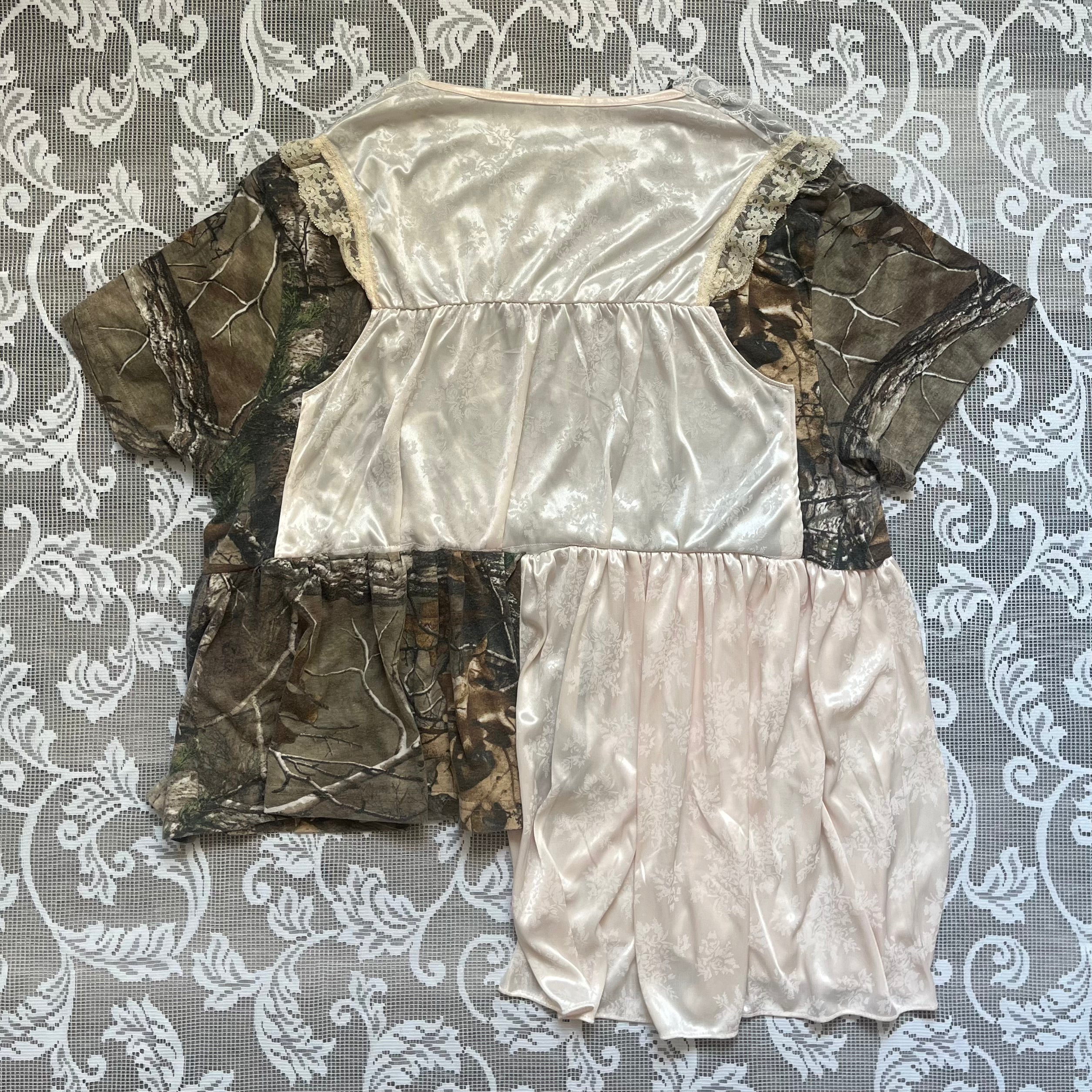 Vintage Real Tree Peplum Tee