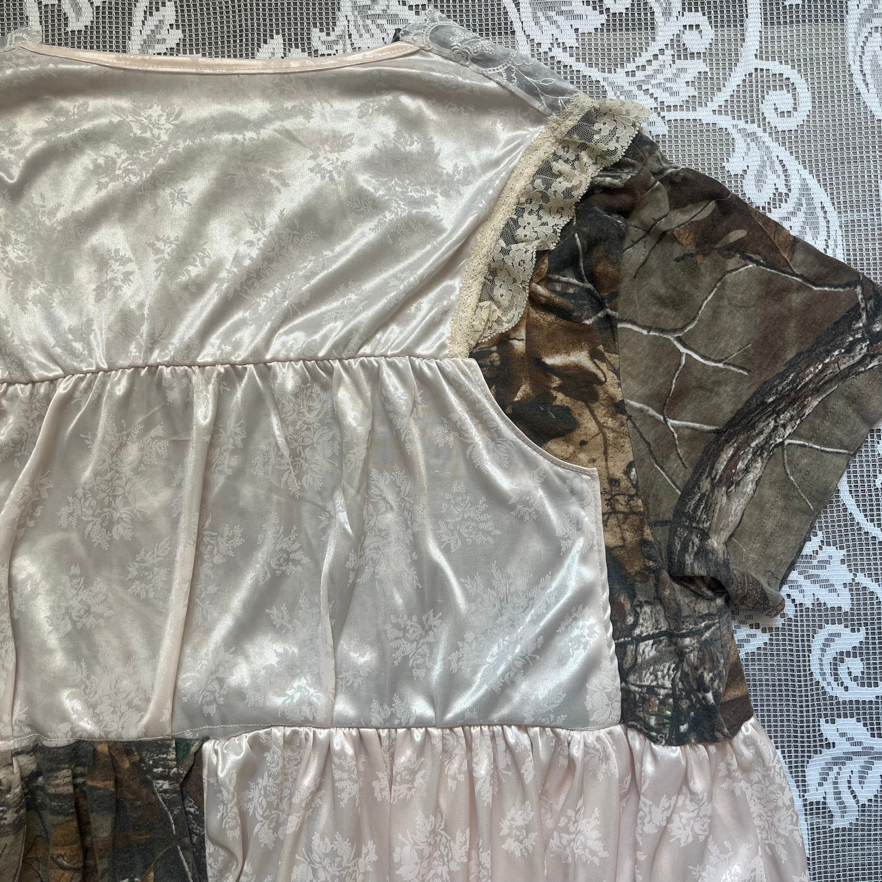 Vintage Real Tree Peplum Tee
