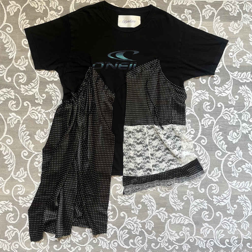 Vintage Polka Dot Lingerie Tee