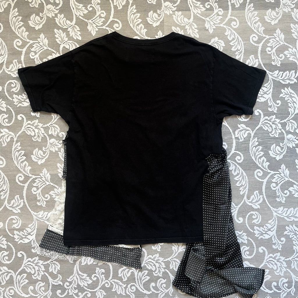 Vintage Polka Dot Lingerie Tee