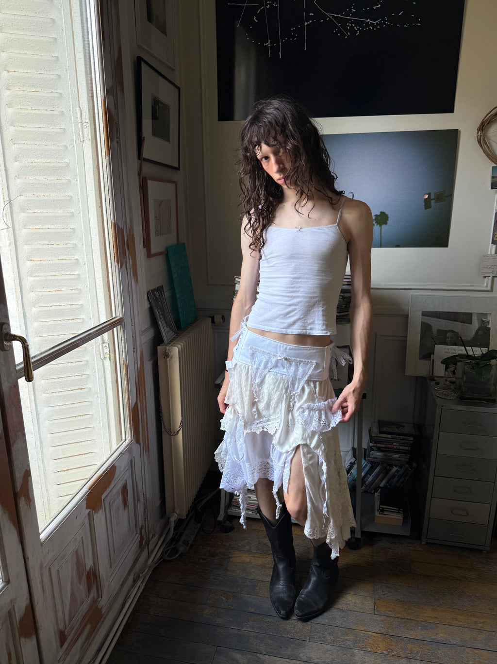 Vintage Lingerie Garter Skirt