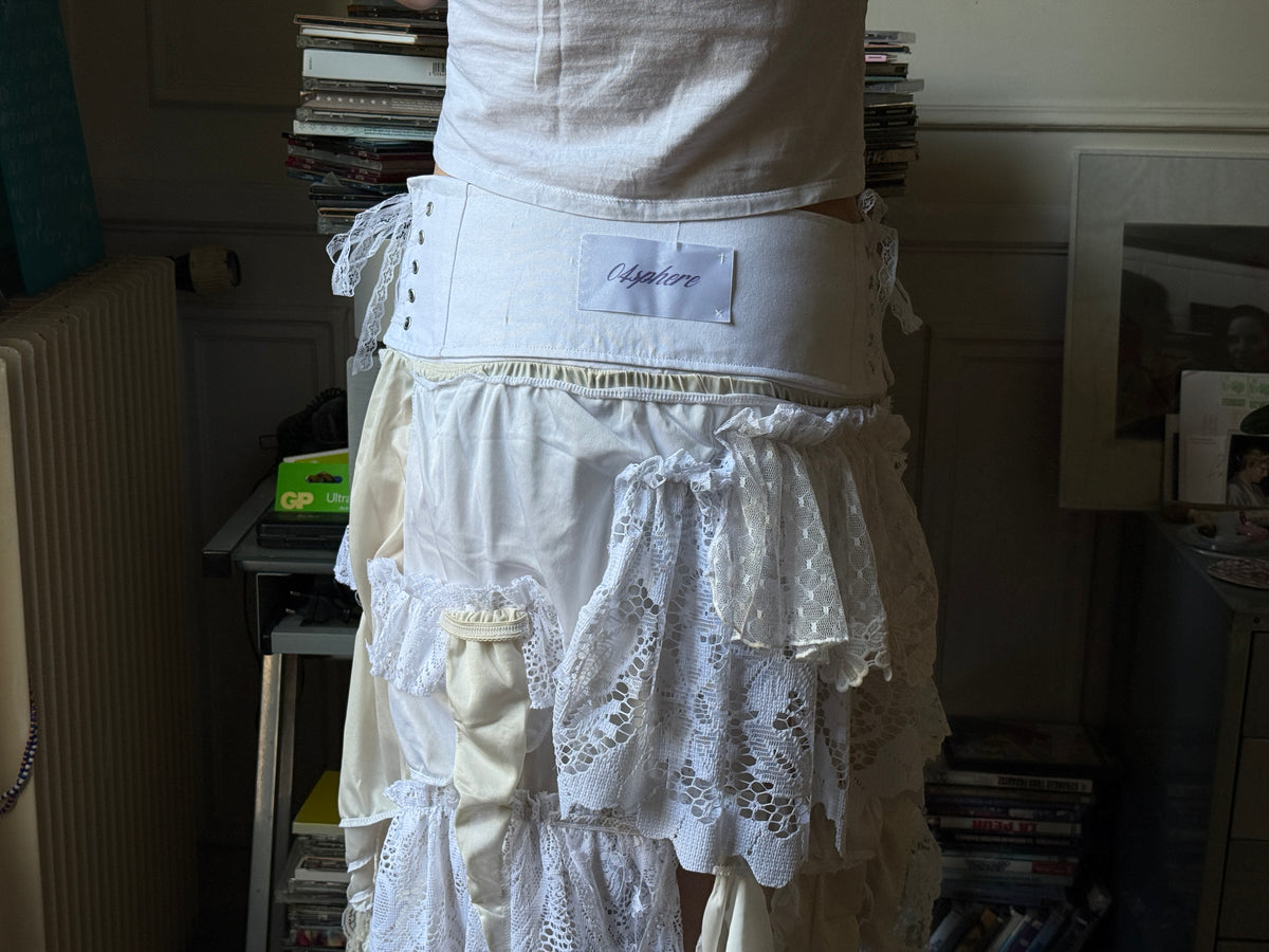 Vintage Lingerie Garter Skirt